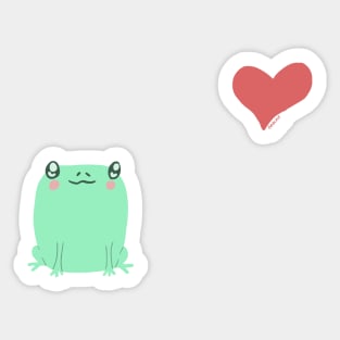 Tiny Frog Sticker